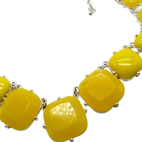 Yellow Statement Necklace - Picture 5 of 8